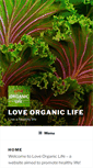 Mobile Screenshot of loveorganiclife.com